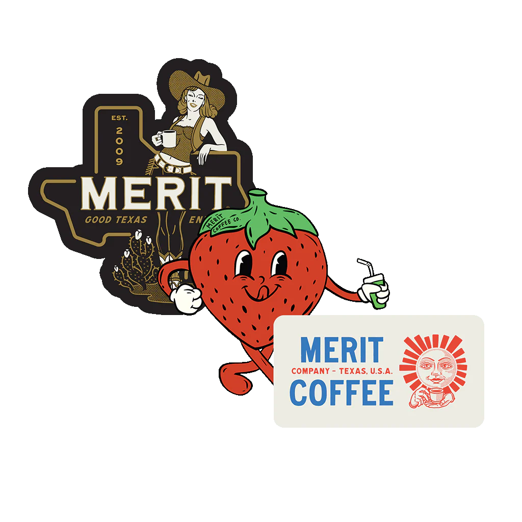 Merit Coffee Stickers - Image 4