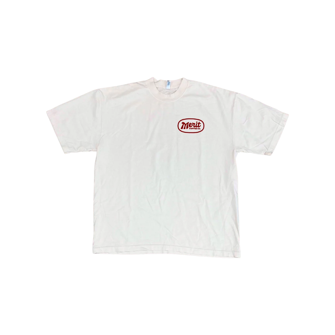 Merit Red Script Tee - Image 2