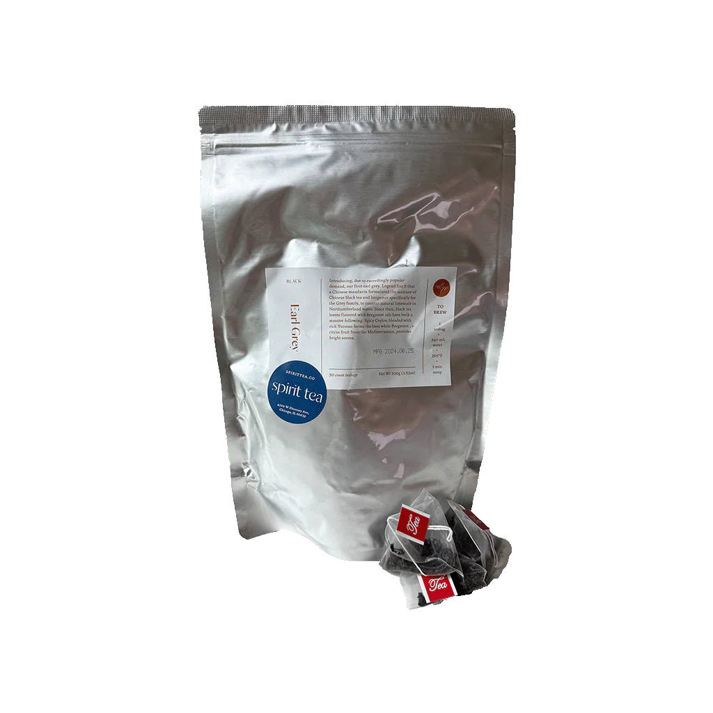 Spirit Tea: Earl Grey 50 Count Unwrapped Teabags