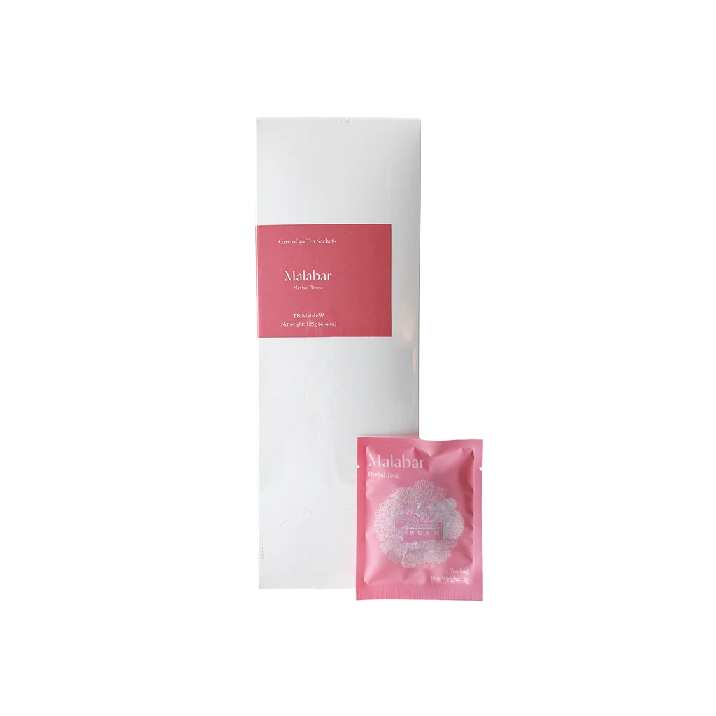 Spirit Tea: Malabar Herbal 50 Count Overwrap Teabags